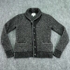 Rag & Bone Sweater Men Small Black Target Neiman Marcus Knit Wool Blend Cardigan
